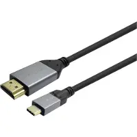 VivoLink USB-C naar HDMI-kabel - - W126759828 - 5m - Zwart - Video transmissie