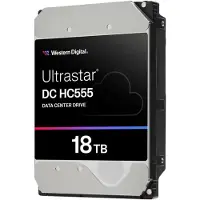 Western Digital Ultrastar DC HC555, 18 TB, 7200 RPM, 512 MB, 3.5", Serial ATA III