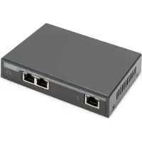 Digitus DN-95127-1: Gigabit 4PPoE indoor extender, 2-poorts, 802.3at, 60W