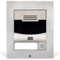 2N IP Solo basisunit (met camera), model UP, zilverkleurig