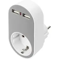 Digitus DA-70617 oplader voor mobiele apparatuur Universeel Grijs, Wit AC Binnen