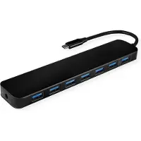 Roline USB 3.2 Gen 1 Hub, 7 poorts, type C aansluitkabel