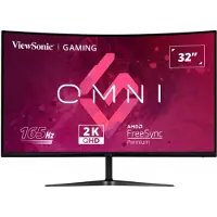 Viewsonic VX Series 81,3 cm (32 ) Monitor VX3218C-2K Zwart