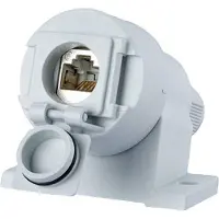 METZ CONNECT 1309410003-E Netwerkdoos Opbouw (op muur) CAT 6A 1 poort Lichtgrijs