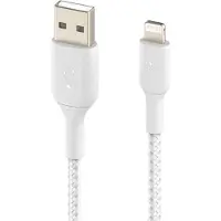 Belkin Braided USB-A-naar-Lightning 3 Meter Wit
