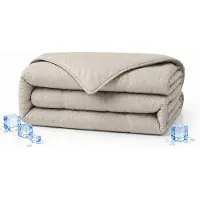 Dreamhouse verkoelend zomerdekbed zonder overtrek Blue Cell Excl. kussensloop - Taupe - 200x220