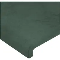 vidaXL Hoofdbord donkergroen 180x5x118/128 cm fluweel