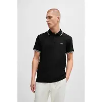BOSS Shirt 'Paul' zwart / wit