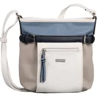 Tom Tailor Schoudertas beige / crème / blauw