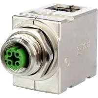 METZ CONNECT MWN911A115 Sensor-/actor-aansluitmodule, inbouwconnector, doorvoer voor schakelkast, 1 stuk (MWN911A115)