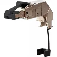 METZ CONNECT Kabel Op locatie monteerbare RJ45-stekker 130E405042-E Stekker Zwart 1 stuk(s)