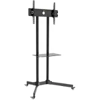 Techly ICA-TR6 Mobiele TV Stand 30-65" tot 60kg verstelbare AV-plank