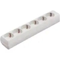 Bachmann Smart stekkerdoos zonder kabel | 6 contacten | wit
