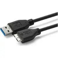 Microconnect USB3.0AB2MICRO USB-kabel 2 m USB 3.2 Gen 1 (3.1 Gen 1) USB A Micro-USB B Zwart