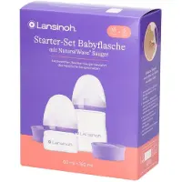 Lansinoh Starter-Set drinkflessen & NaturalWave spenen 4 St Speen