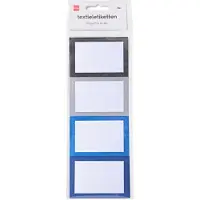 HEMA Textieletiketten - 8 stuks (blauw)
