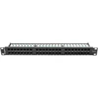 Lanberg PPU6-1048-B, zwart, metaal, 1U, 102 mm, 44,5 mm, 445 mm