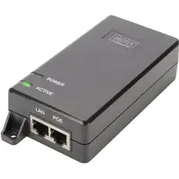 Digitus DN-95103-2 PoE-injector 1 GBit/s IEEE 802.3at (25.5 W), IEEE 802.3af (12.95 W)