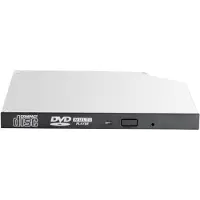Fujitsu DVD-RW supermulti ultraslim SATA Lezen: 8x DVD 24x CDSchrijven: 8x DVD 24x CD alle CD/DVD formaten (DVD-brander), Optische drive, Zwart