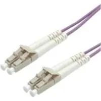 Roline glasvezelkabel 50/125µm OM4, LC/LC, violet, 10 m
