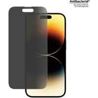 PanzerGlass Privacy Anti-Bacterial Screenprotector voor de Apple iPhone 14 Pro