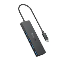 Anker Ultra Slim USB Type-C 5000 Mbit/s Zwart