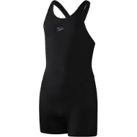 Speedo Eco+ Legsuit Kinder Badpak (zwart) Zwart 9-10y