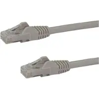 StarTech.com Câble réseau Cat6 Gigabit UTP sans crochet - Cordon Ethernet RJ45 anti-accroc - M/M - cordon de raccordement - 15 m - gris