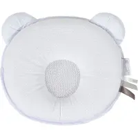 Candide - Baby Kussen - Plat hoofd - Petit Panda air+ - wit