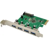 Microconnect USB 3.0 4-poorts PCIe kaart, Controlekaart