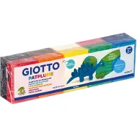 Giotto Patplume, modelklei, meerkleurig, 50 g, 500 g, 10 stuks