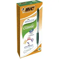 BIC Balpen Atlantis Classic M groen/doos 12