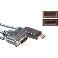ACT AK3995 Verloopkabel DisplayPort Male/DVI Male - 1,8 meter