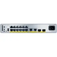 Cisco Catalyst 9200CX - Netwerkbasis - Switch - compact - L3 - beheerd - 12 x 10/100/1000 (PoE+) + 2 x 1000Base-T + 2 x 10 Gigabit SFP+ (uplink) - voor montage in een rack - PoE+ (240 W)