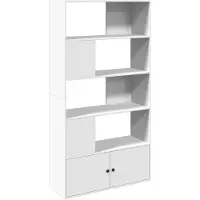 vidaXL Boekenkast 100x36x189 cm bewerkt hout wit
