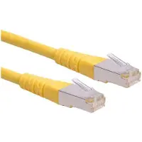 Roline patchkabel Cat.6 (Klasse E) S/FTP (PiMF), geel, 15 m