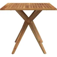 vidaXL Tuintafel vierkant 85x85x75 cm massief acaciahout