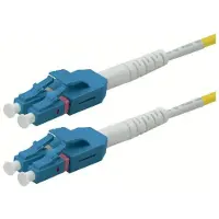 Roline LWL-Kabel duplex 9/125µm OS2, LC/LC, UNIBOOT, gelb, 1 m