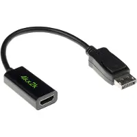 ACT Displayport naar HDMI-kabel DisplayPort Male naar HDMI Female AK3994 Zwart 0,15 m