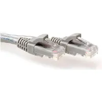 Intronics CAT6A UTP-kabel (IB3051), 1,5 meter, grijs. Connectoren: RJ-45 aan beide uiteinden