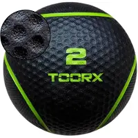 Toorx Fitness Medicine Ball - Zwart/Groen - 2 kg
