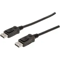 Digitus AK-340100-050-S DisplayPort-kabel DisplayPort Aansluitkabel DisplayPort-stekker, DisplayPort-stekker 5.00 m Zwa