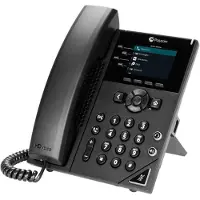 Poly VVX 250 SIP (zonder voeding), Telefoon, Zwart