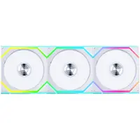 Lian Li UNI FAN SL Wireless Reverse Blade White - Ventilatorhuis 3-pack - 120mm - 400 - 2000 rpm - 31 dBA - 4-pin PWM - L-Connect - ARGB - wit