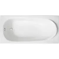 Badland MEDIUM ligbad 160 x 75 cm wit met baddrager