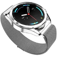 Mercury Mesh Apple Watch band 42/44/45 mm zilver/zilver