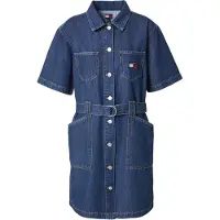 Tommy Hilfiger Blousejurk blauw denim