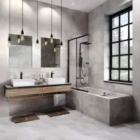 Badland QUADRO SLIM ligbad 175 x 80 cm wit met styropor ombouw