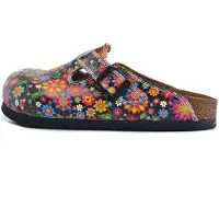 Calceo – Flower Pop Dames Clogs – Vegan – Handmade – Maat 38