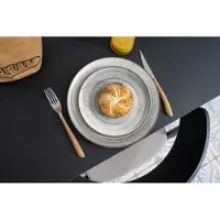 Cosy & Trendy Dessertbord Sintra Dusty Blue 20 cm (Set van 12)